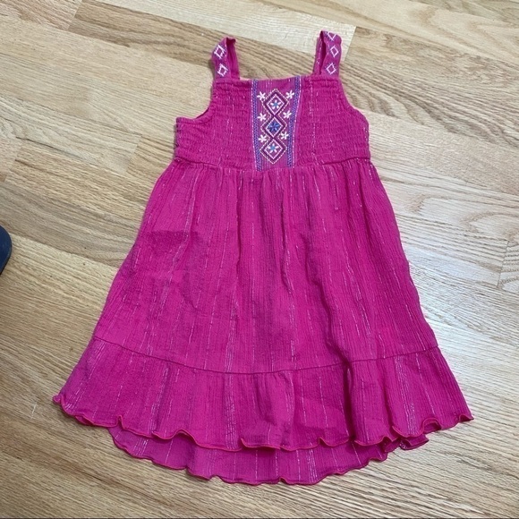 Dress Bundle 3T Girls Blue Floral Pink Boho Babies R US Youngland Tiered Casual - Picture 3 of 6